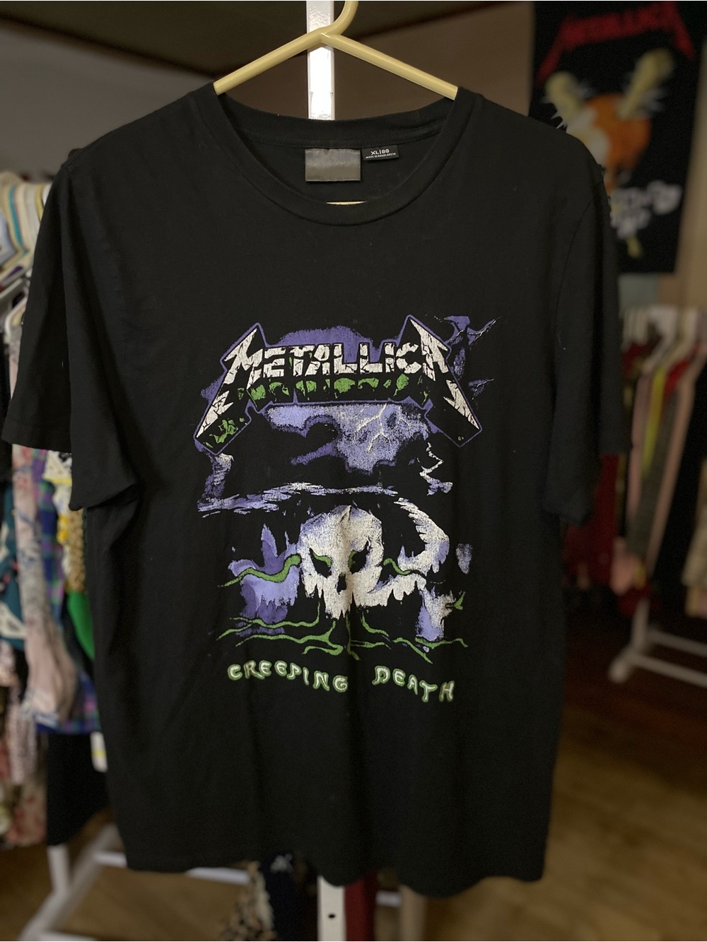 Metallica 'Creeping Death' Black Graphic T-Shirt